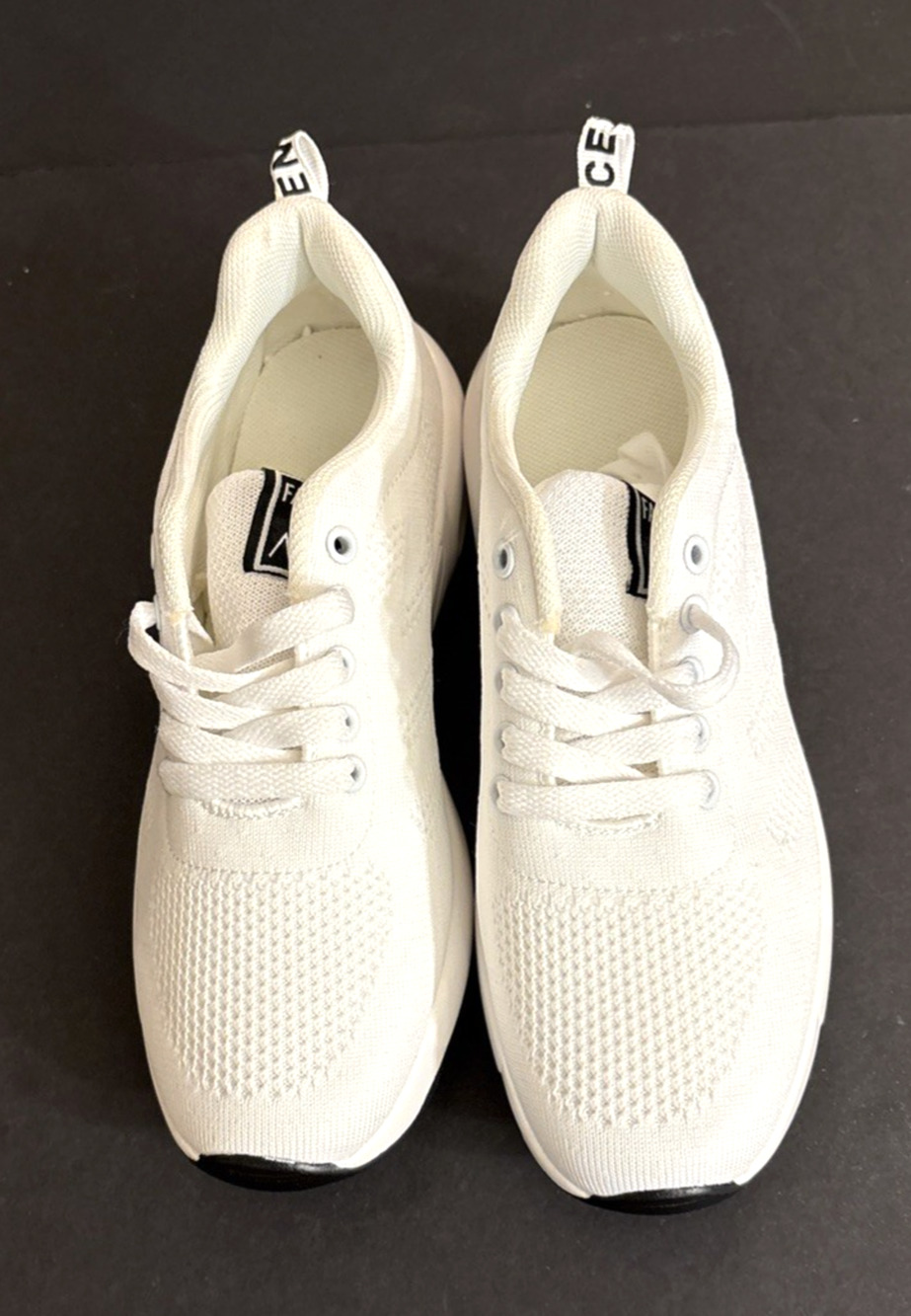 NICE Fashion Women's White Athletic Shoes Mesh - Size 39 EU, 8.5 US - NWT
